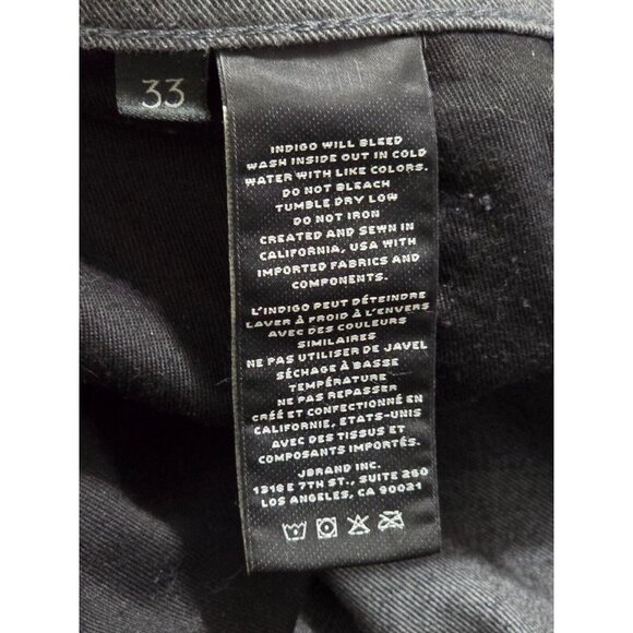 J Brand Mens Gray Tyler‎ Denim Jeans Low Rise Straight Leg 5 Pockets Size 33 - Picture 7 of 11